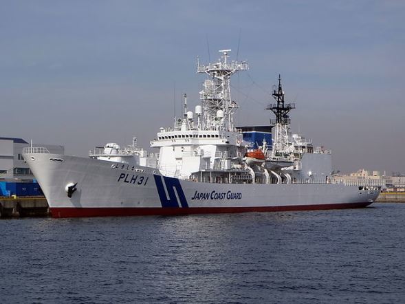 海上保安庁巡視船「しきしま」。写真はイメージ（shampoorobotさん撮影,Wikimedia Commonsより）