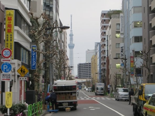 東京スカイツリーがくっきり見える！