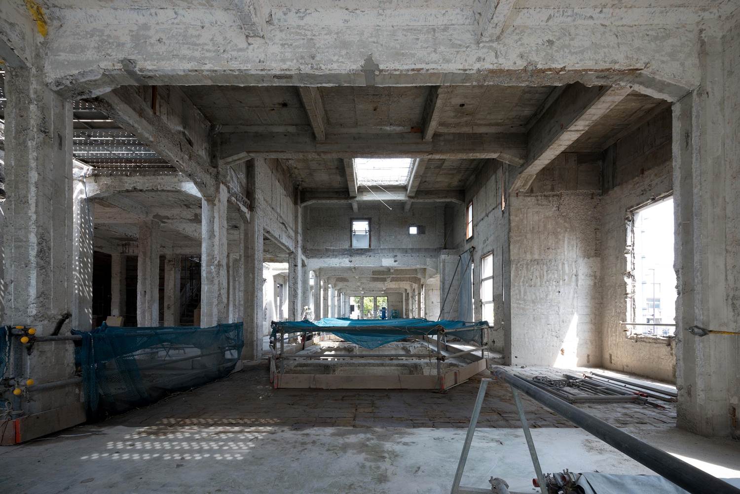 解体後の2階執務室