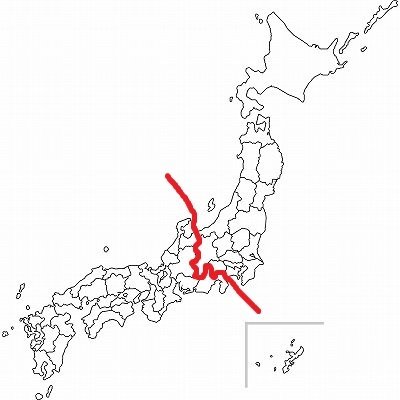 東日本と西日本の 境目 って どこだと思う 都道府県別投票 Jタウン研究所 Jタウンネット 東京都