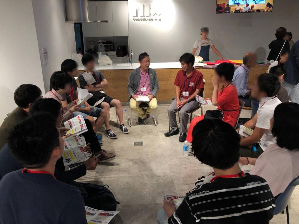 老若男女が地方の課題解決にアイデアを出し合った（写真は2019年10月5日、編集部撮影以下同）